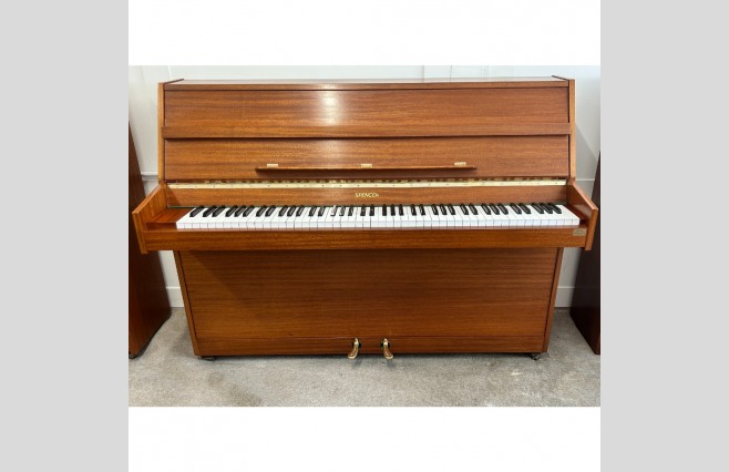 Spencer Satin Teak 108 Upright Piano, Used - All Inclusive Premium Package (SN:WS676) - Image 1